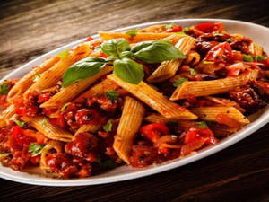 Mix sauce pasta non veg