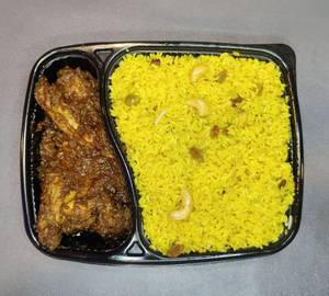 Chicken Kosha With Basanti Pulao