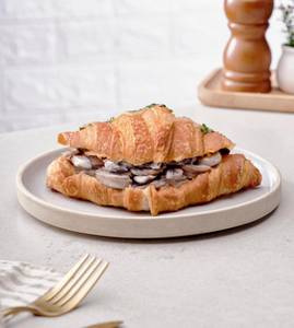 Mushroom and Cheese Croissant