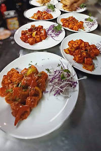 Paneer With Three Peppers
