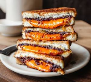 Cheese Jam Grilled Sandwich