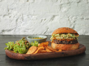 Mexican Baja Black Bean Burger