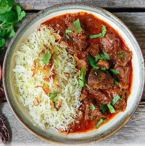 Mutton Rogan Rice Bowls
