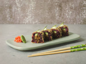 Oyster Mushroom Tempura Sushi