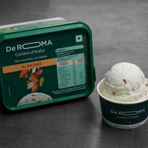 Roasted Almond  Ice Cream