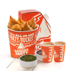 Peri Peri Punjabi Aloo Bucket and Ginger Chai Combo