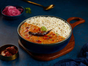 Yellow Dal Tadka Rice Bowl
