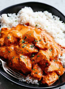 Butter Chicken Rice Bowl