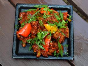 Mushroom Manchurian Dry