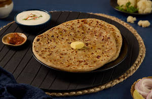 Gobhi Paratha [2 pcs] with Butter