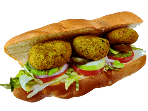 Veg Hara Bhara Kabab Sub Sandwich