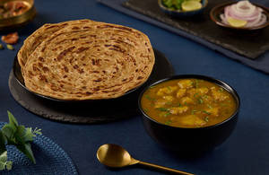 Paratha with Aloo Hing ki Subzi [2 pcs]