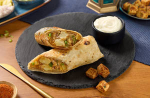 Lebanese Paneer Shawarma Roll