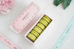 Passion Fruit & Lemon Fusion Macarons (Pack Of 5)