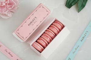 Strawberry Macarons (Pack Of 5)