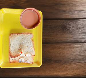 Bread butter kulhad chai