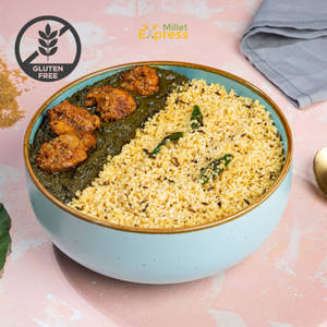 Millet Jeera Pulao with Palak Chicken