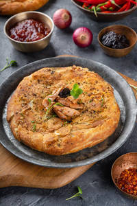 Mutton Achaari Kulcha