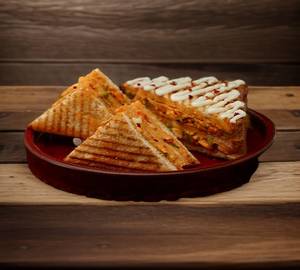 Corn Mushroom Cheese Vegetable Sandwich