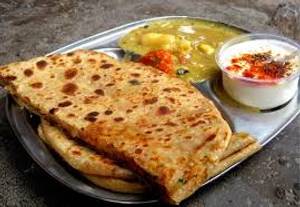 Sattu Partha 2 Pcs) With Dahi