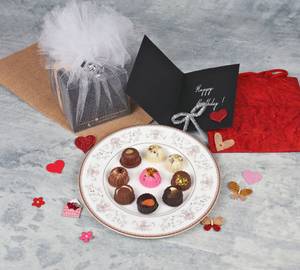 Happy birthday chocolate gift box (box of 20) (message enclosed)