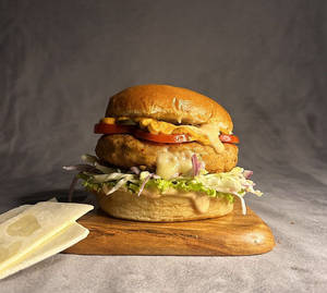 Chicken Cheese Bomb Burger