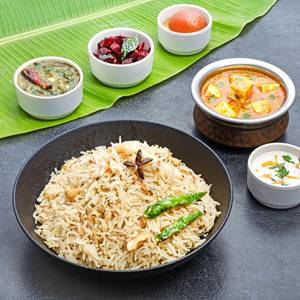 Paneer Bagara Hyderabadi Pulav Meal