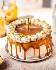 Butter Scosh Eggless Cake