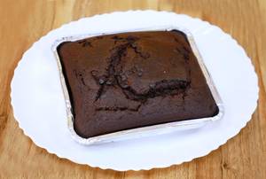 Double Choco Square Cake