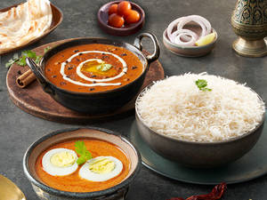 Egg Masala Thali