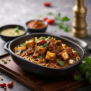 Kadai Paneer Fried Rice / Noodles