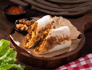 Paneer smoked tandoori wrap (190 gms)
