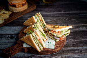 Veg Club Sandwich