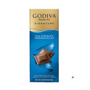 Godiva Milk Chocolate Bar 90G