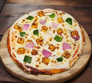 Tandoori Paneer Tikka Pizza, 10 Inch , Six Slices