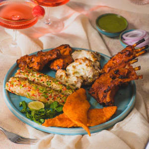 BBQ Special Non Veg Kebab Platter