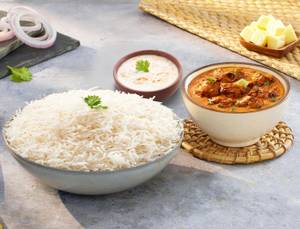 Butter Chicken Paratha Thali