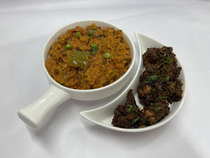 Sambar Rice With Peper Chicken