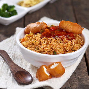 Red Lishi Rice Bowl