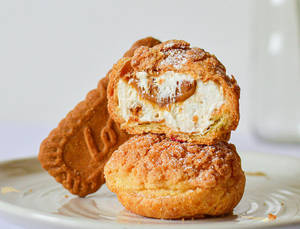 Lotus Biscoff Choux Pastry