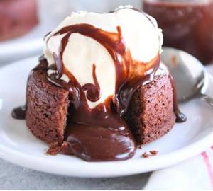 Brownie with Ice cream