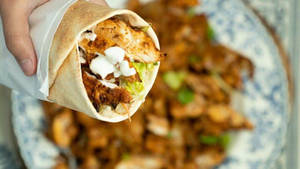 Special Chicken Shawarma Roll