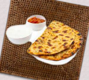 2 dal paratha dahi achar