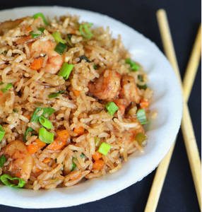 Schezwan Prawn Fried Rice