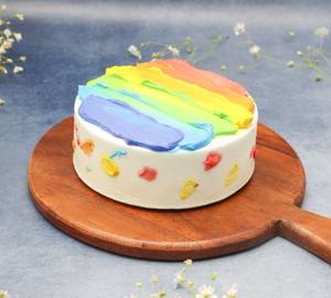 Rainbow Colourful Cake