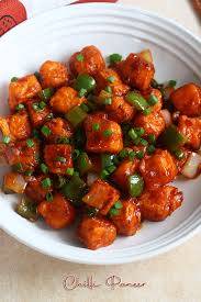 Chilli paneer dry