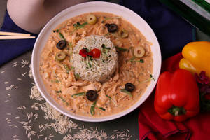 Veg Yellow Thai Curry + Steam Rice