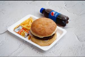 Chicken Value Trio Pack (A single chicken patty with small fries & pepsi (200 ml).)