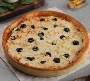 Deep Dish Agli E Olio Pizza [25.4 cm, 10 inches]