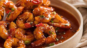 Korean Spicy Prawns